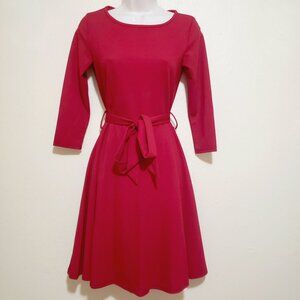 NWT Belted A-Line Dress for Fall Size S